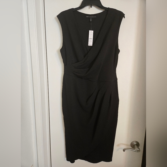 WHBM Black Midi Dress - Picture 4 of 4